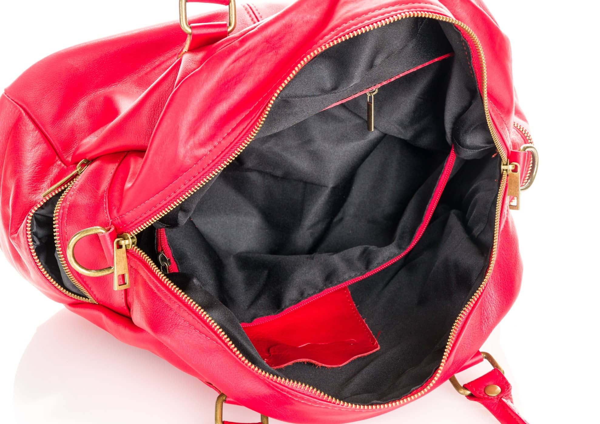 Genuine leather bag. Made in Italy
