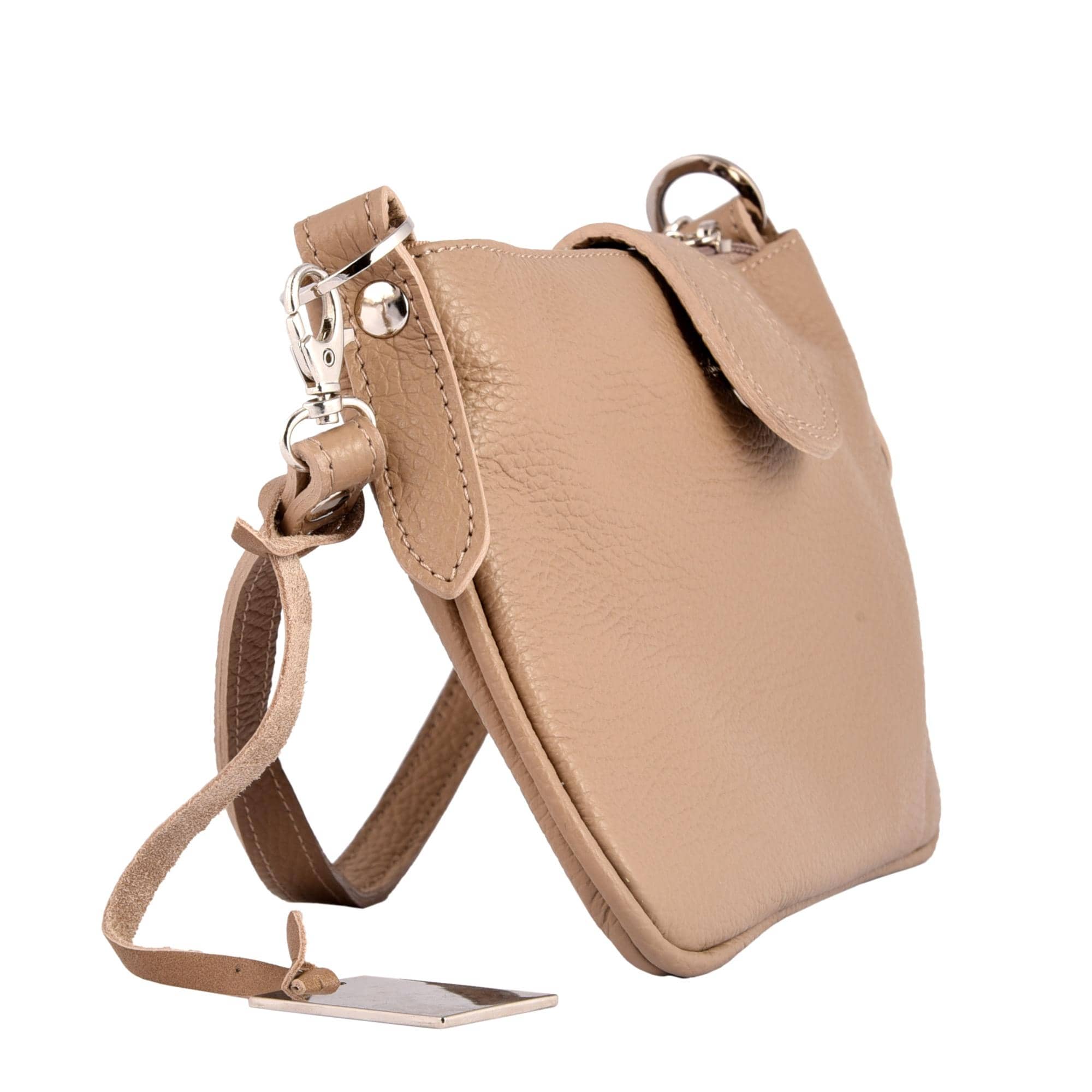 Genuine leather bag. Made in Italy