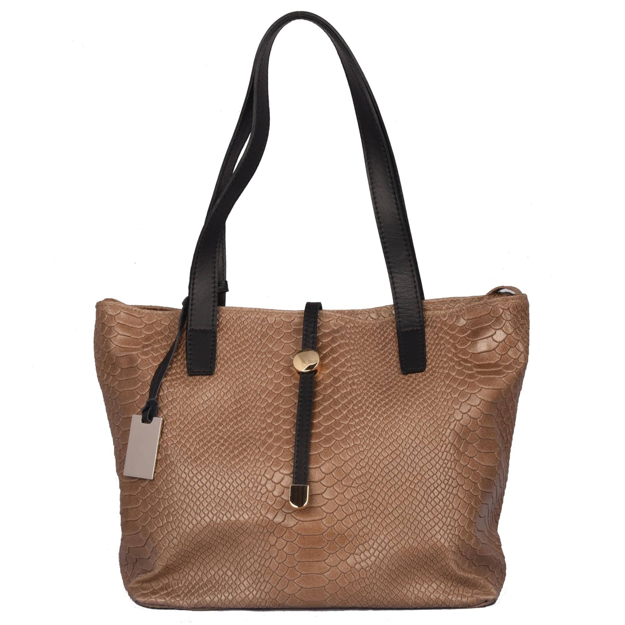 Bag, in genuine leather