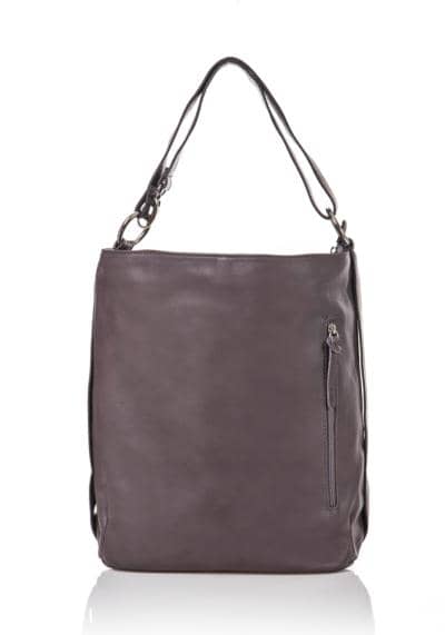 LUCY - Genuine leather bag, Made in Italy.