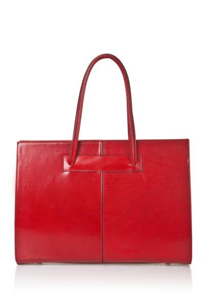 LUCY - Genuine leather bag, Made in Italy.