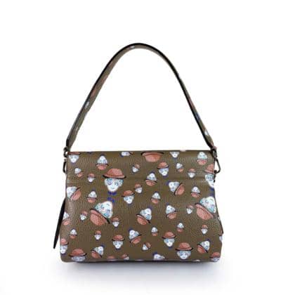 LUCY - Genuine leather bag, Dollar. made in Italy