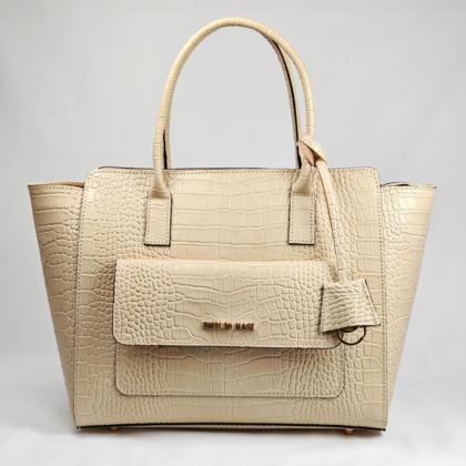 LUCY - Genuine leather bag. Made in Italy.